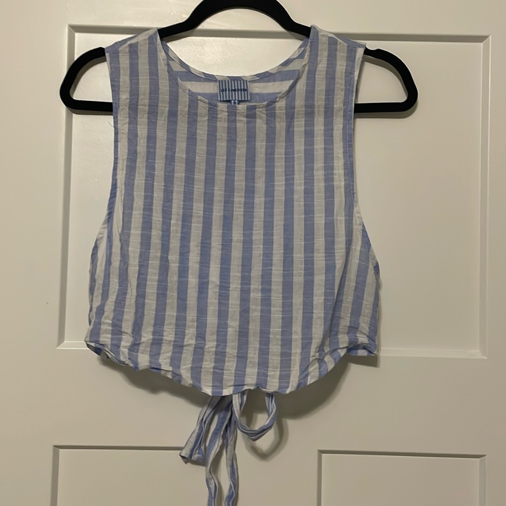 Les Canediers Light Weight Stripe Crop Top